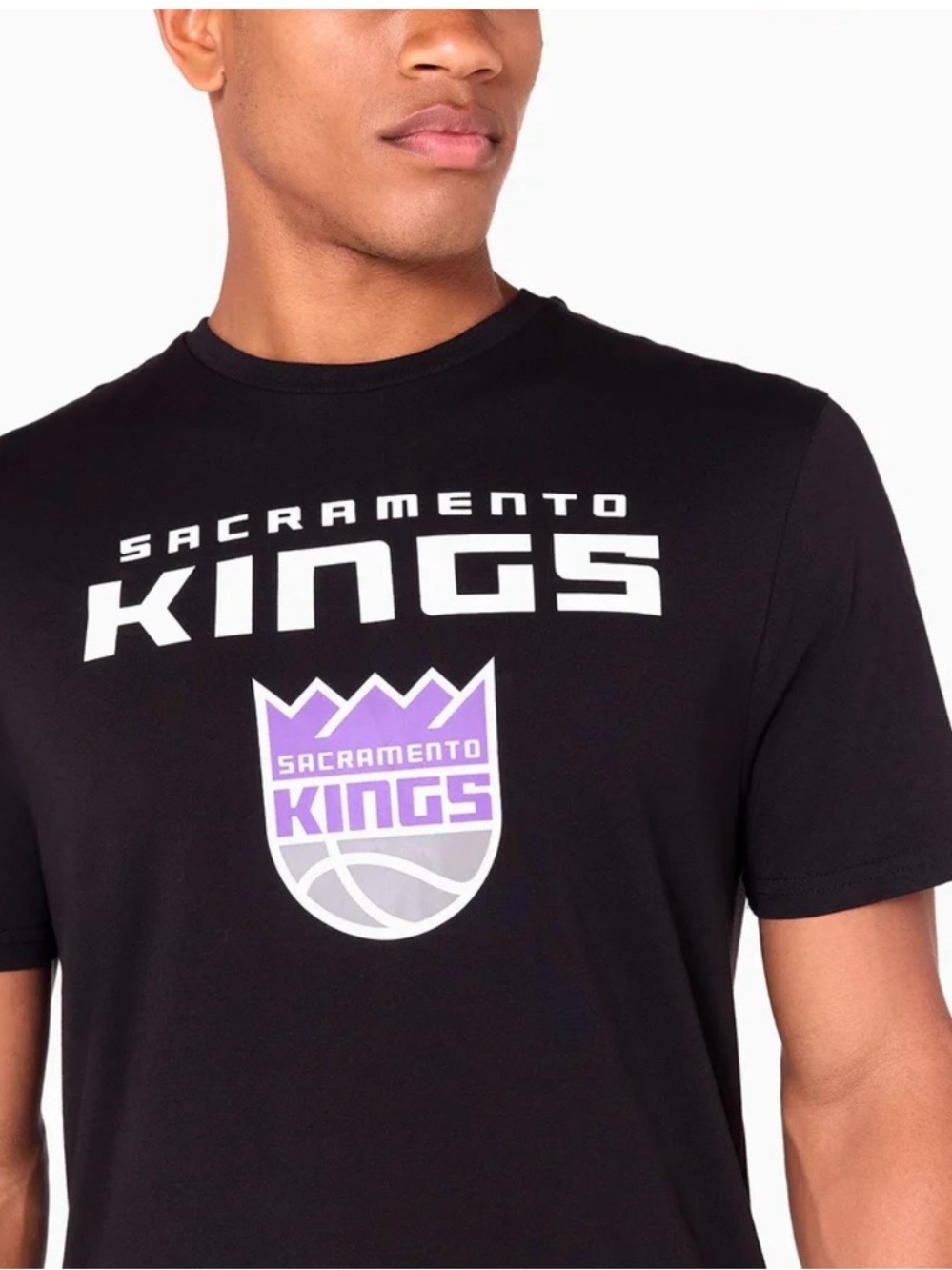 NBA GREY Sacramento Kings Graphic Tee